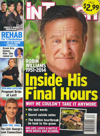 Illustration for article titled This Week in Tabloids: InTouch Runs Truly Vile Robin Williams Article